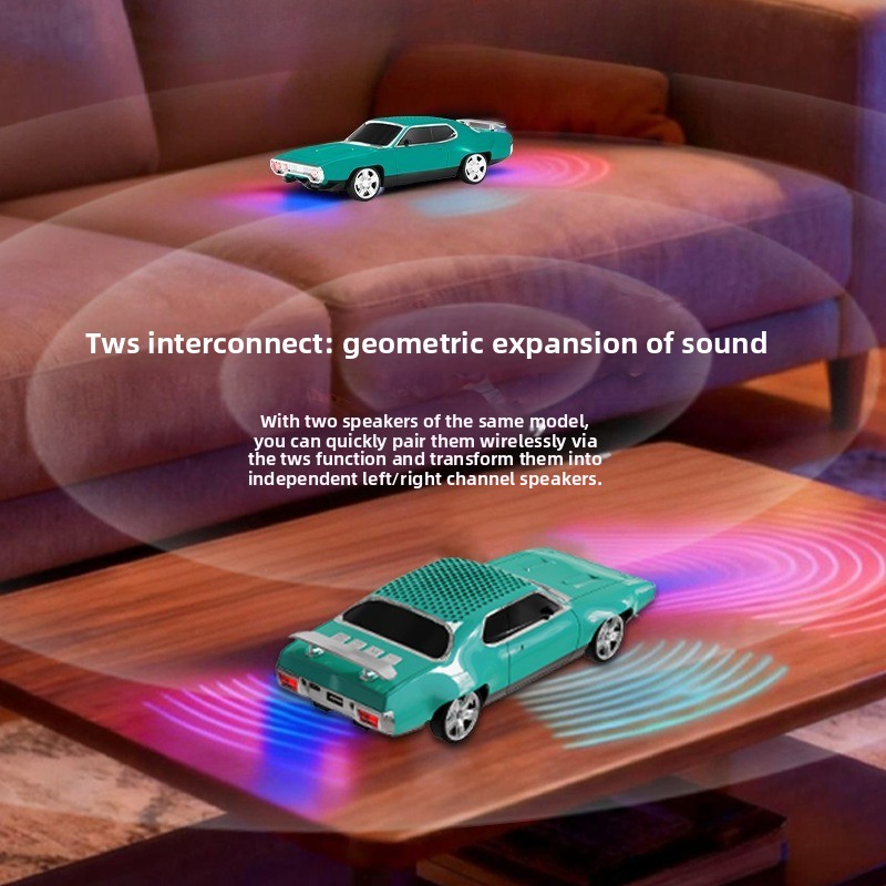 Bluetoothスピーカー プリマス車モデル オーナメント - Audio Music Spotify のレビューと価格