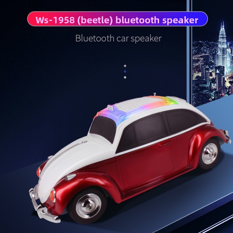 ビートル型カーモデルBluetoothスピーカー ホームオー - Audio Music Spotify のレビューと価格