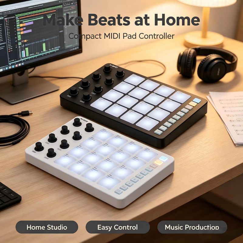 M-Vave Smc-Pad：プロフェッショナルグレードのワ - Midi Controller Pad のレビューと価格