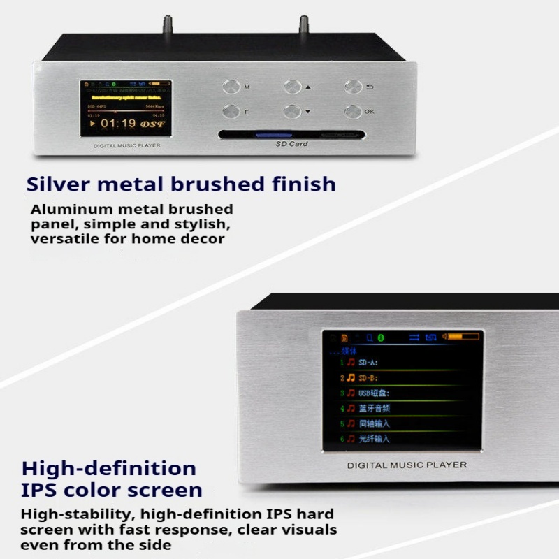 デスクトップ用ロスレスオーディオDACプレーヤー、Bluet - Audio Without Music のレビューと価格