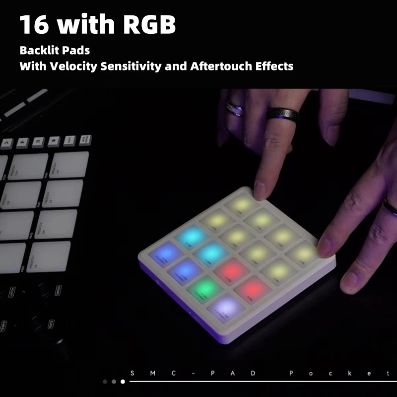 M-Vave Smc-Pad：ポケットサイズのポータブルワイ - Midi Controller Pad のレビューと価格