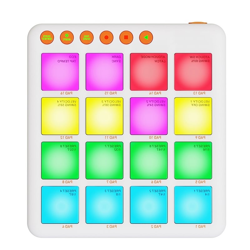 NEWABKG MIDIパッドコントローラー。ワイヤレスMI - Midi Controller Pad のレビューと価格