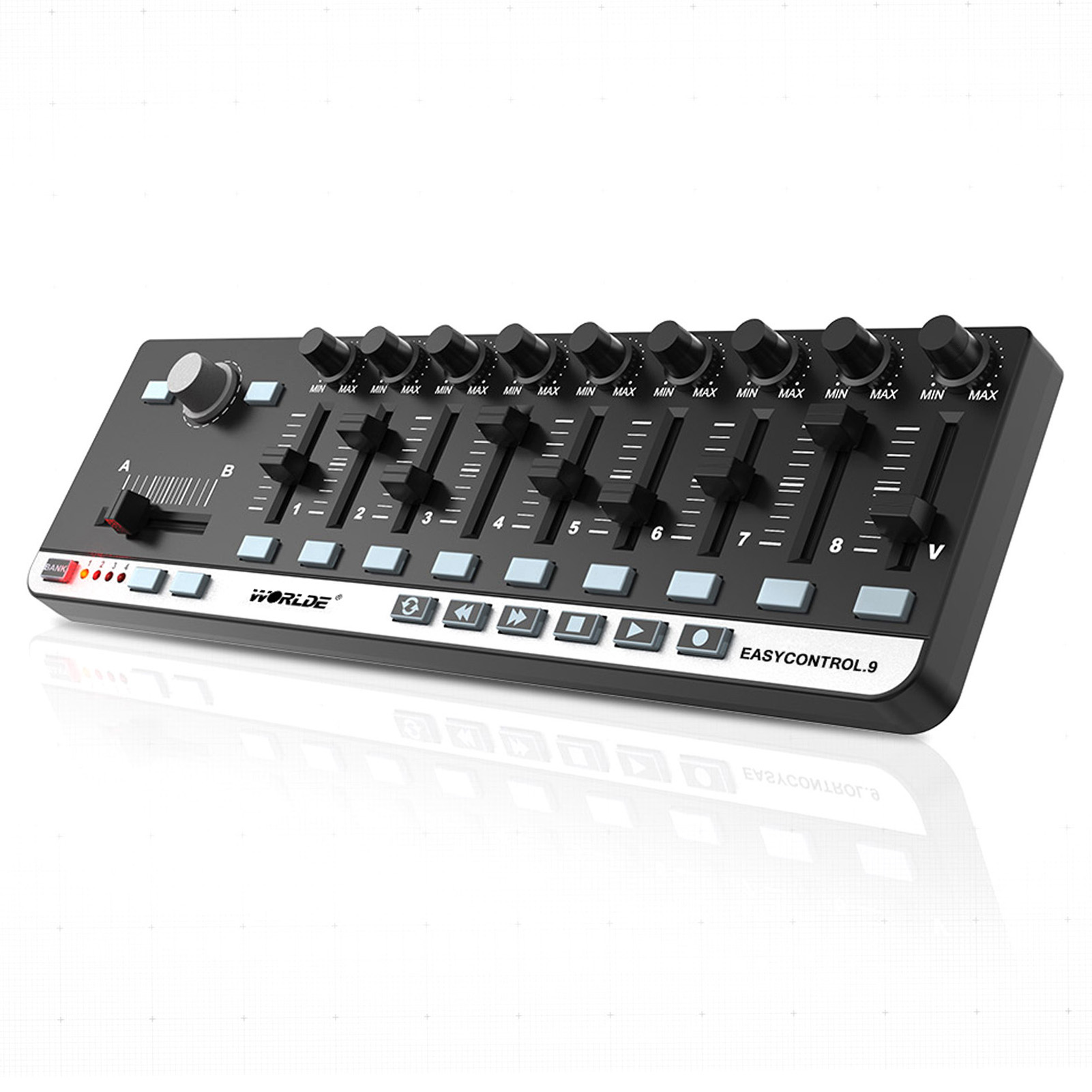 Worlde-ポータブルミニMIDIコントローラー,4つのプ - Midi Controller Pad のレビューと価格